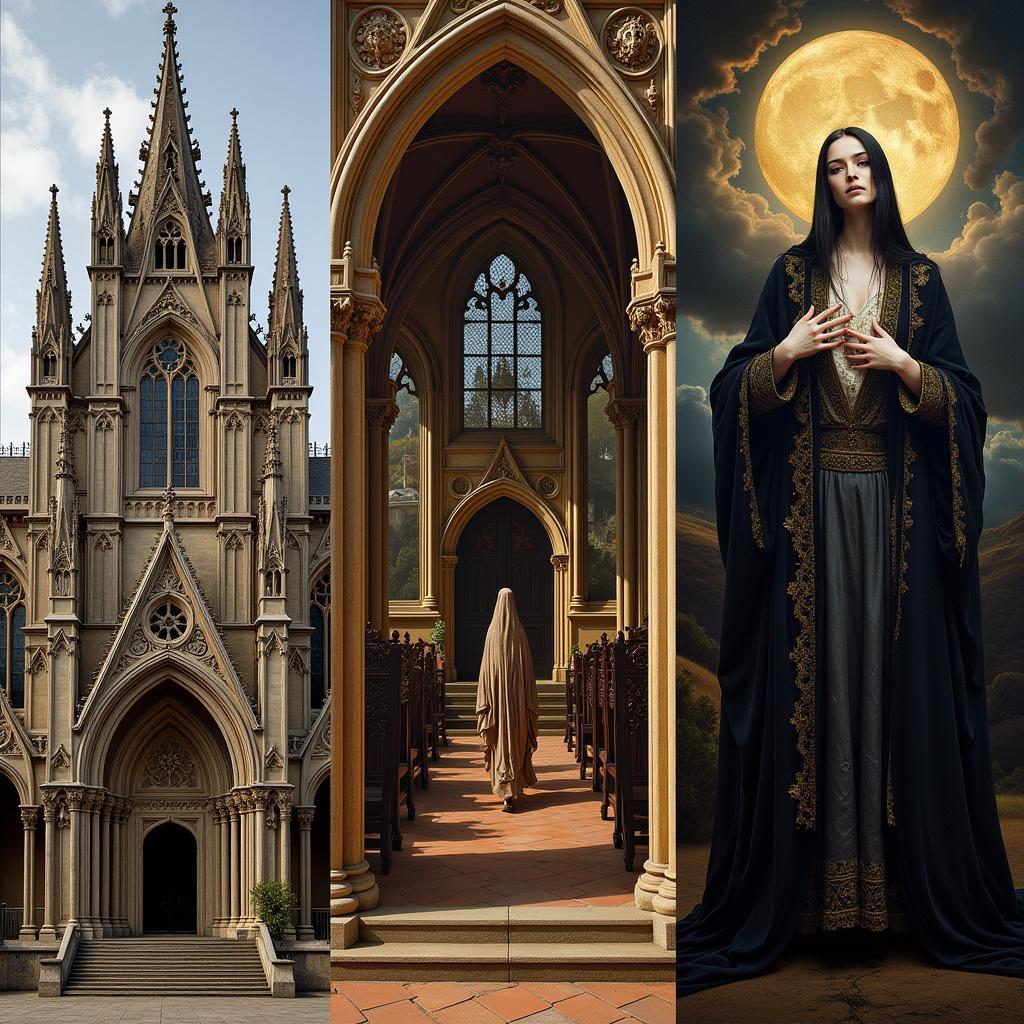 Gothic Canvas Art: A Historical Evolution