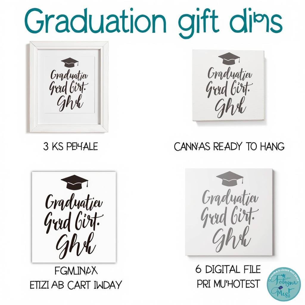 Graduation Word Art Gift Ideas