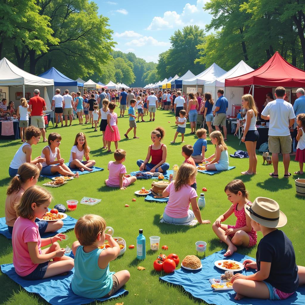 Community Gathering at Grand Haven Art Festival