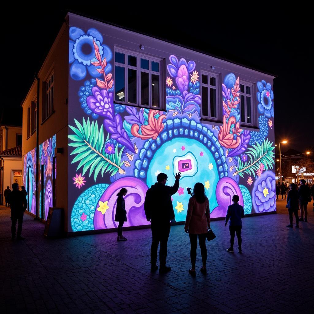 Digital Art Installation at Grand Haven Art Festival