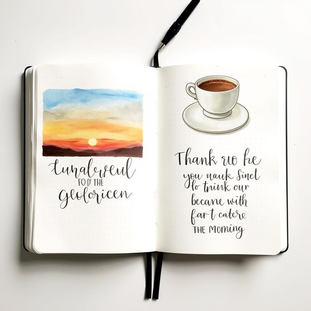 Gratitude Art Therapy Journal