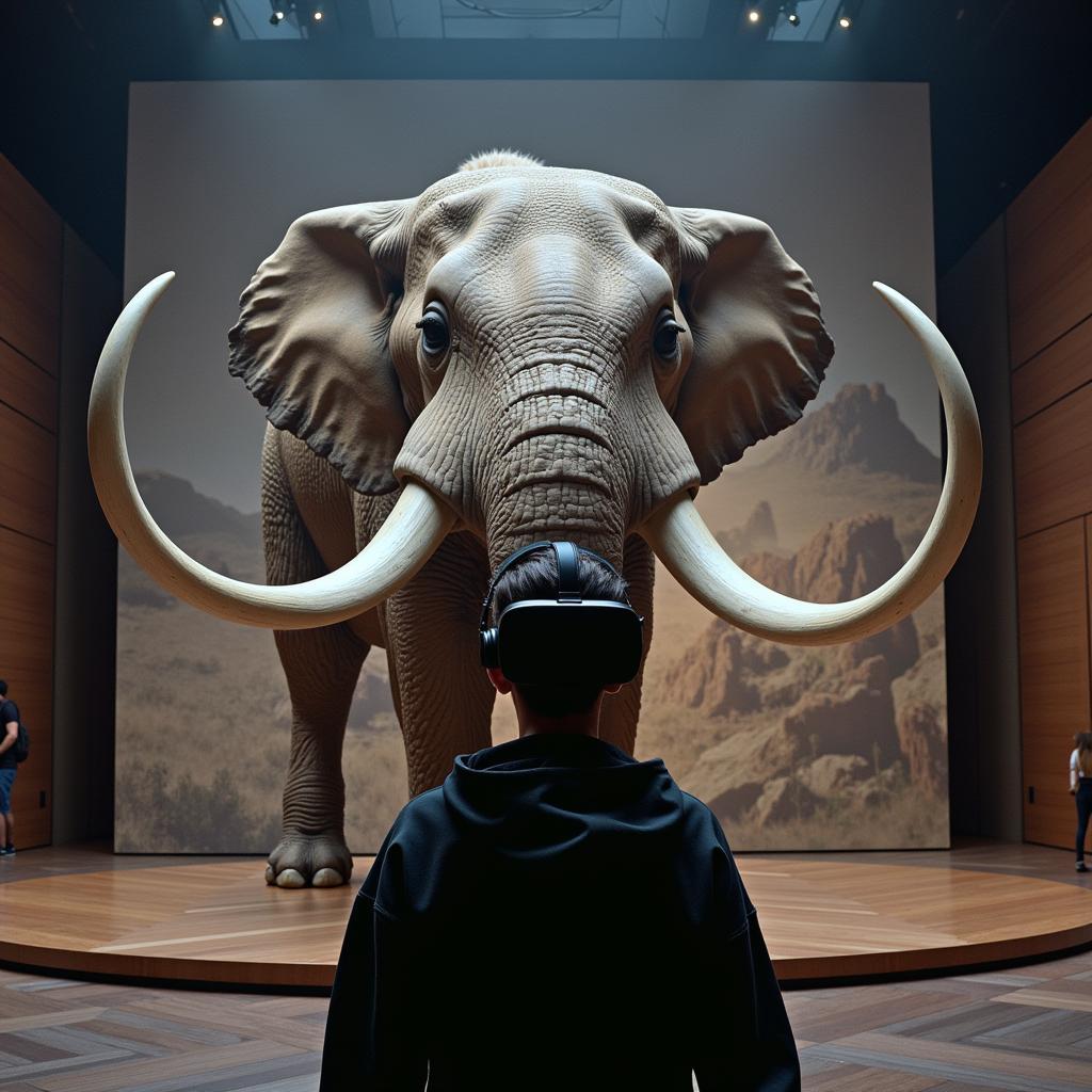 Virtual Reality Experience Featuring Great Tusk Art