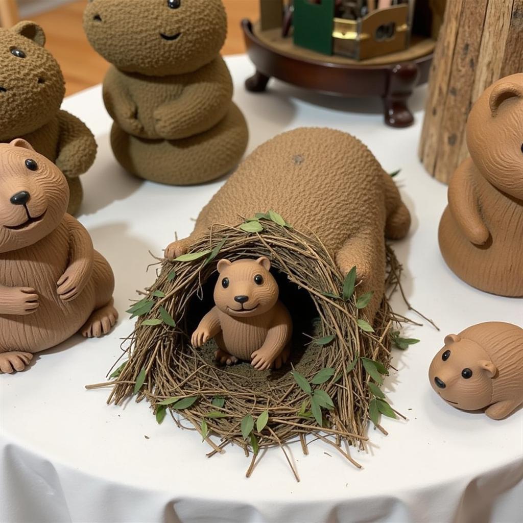 Inspiring Groundhog Sculptures and Crafts