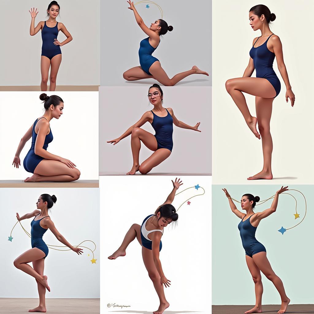 Different Styles of Digital Gymnastics Art