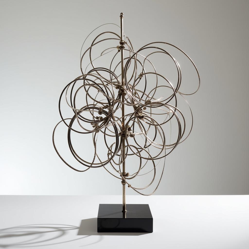 Gyroscope Art Kinetic Sculpture Example