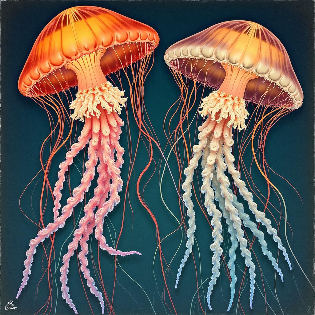 Haeckel's Jellyfish and Art Nouveau Influence