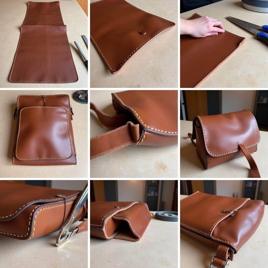 Creating a Handmade Leather Art Bag