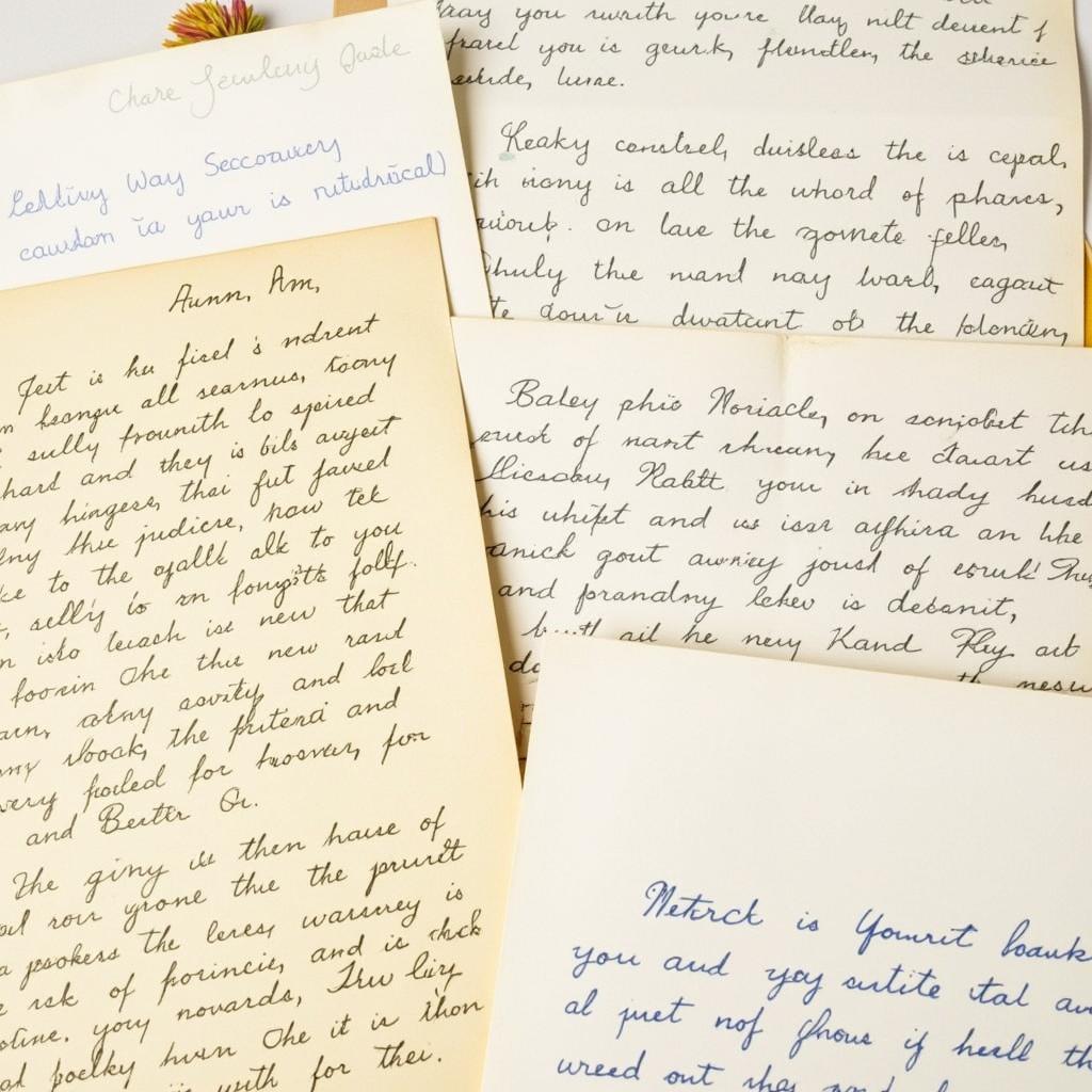 Handwritten letters as a cherished form of epistolary art