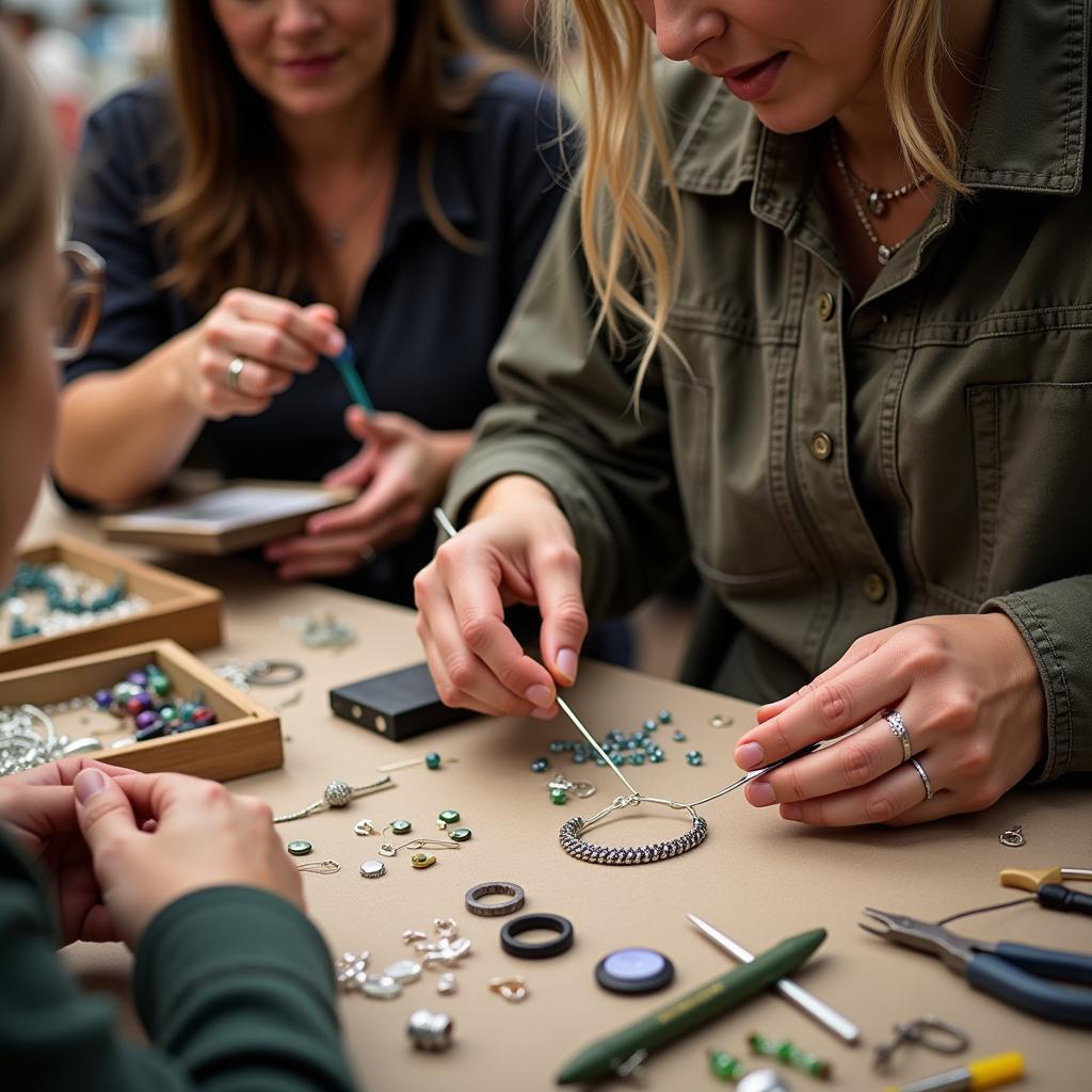 Harrisville Arts and Crafts Show Jewelry Artist