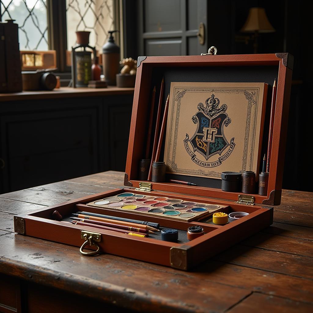 A complete Harry Potter art supplies set