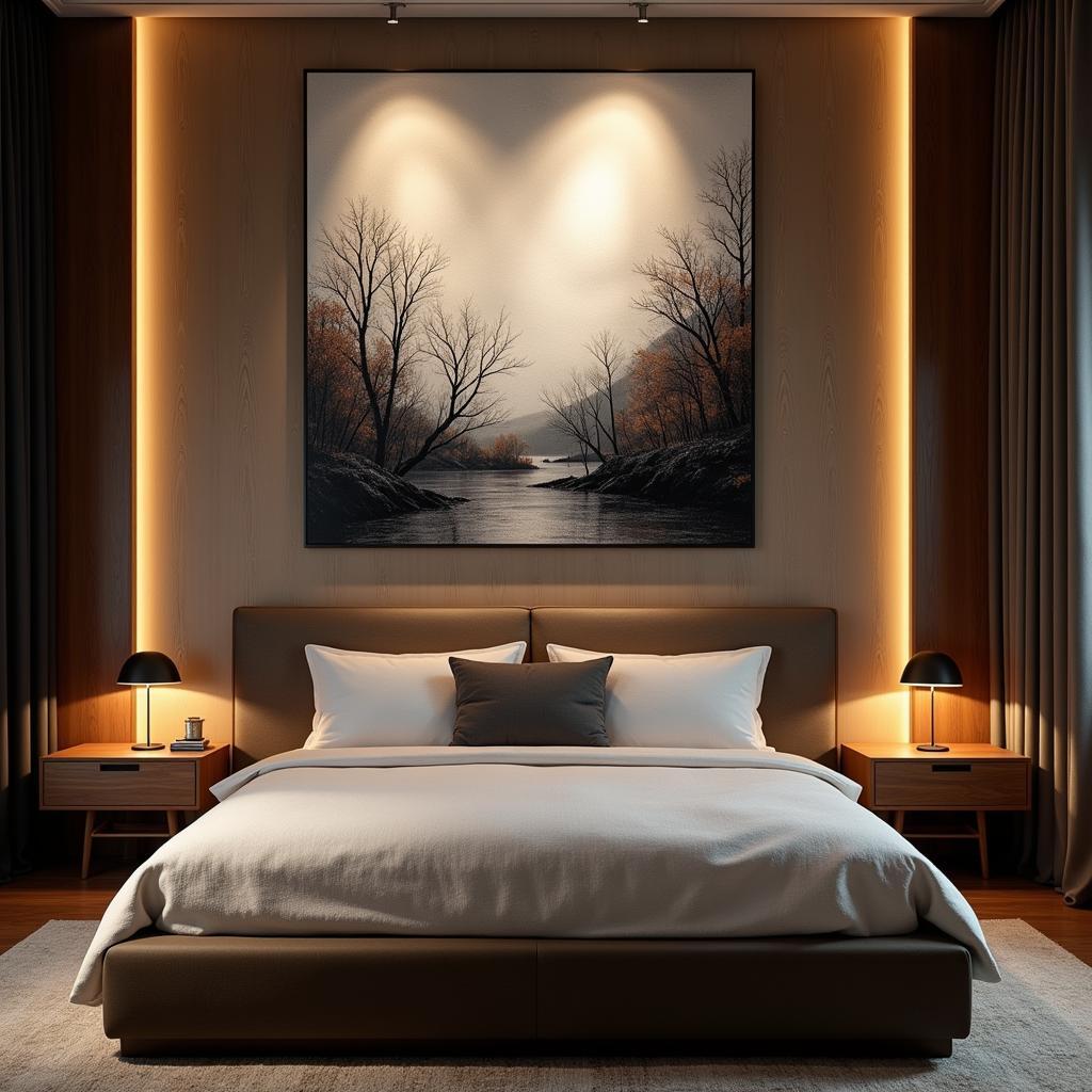 Headboard Wall Art Lighting