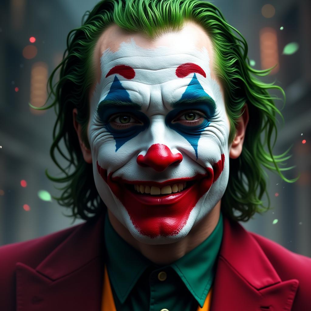 Heath Ledger Joker Digital Art Portrait