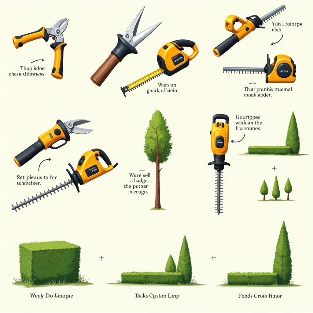 Tools and Techniques in Hedgerow Art