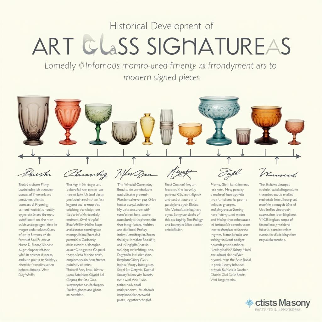 Historical Evolution of Art Glass Signatures