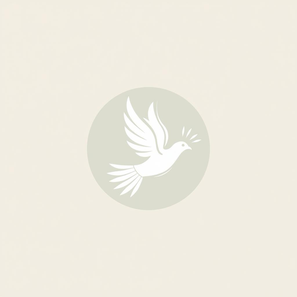 Modern Holy Spirit Dove Artwork