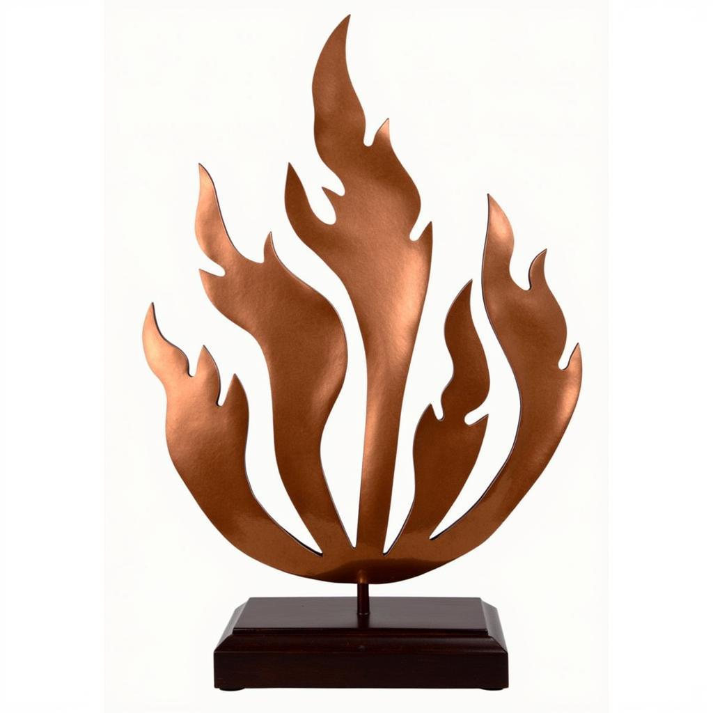 Holy Spirit Flames Metal Sculpture