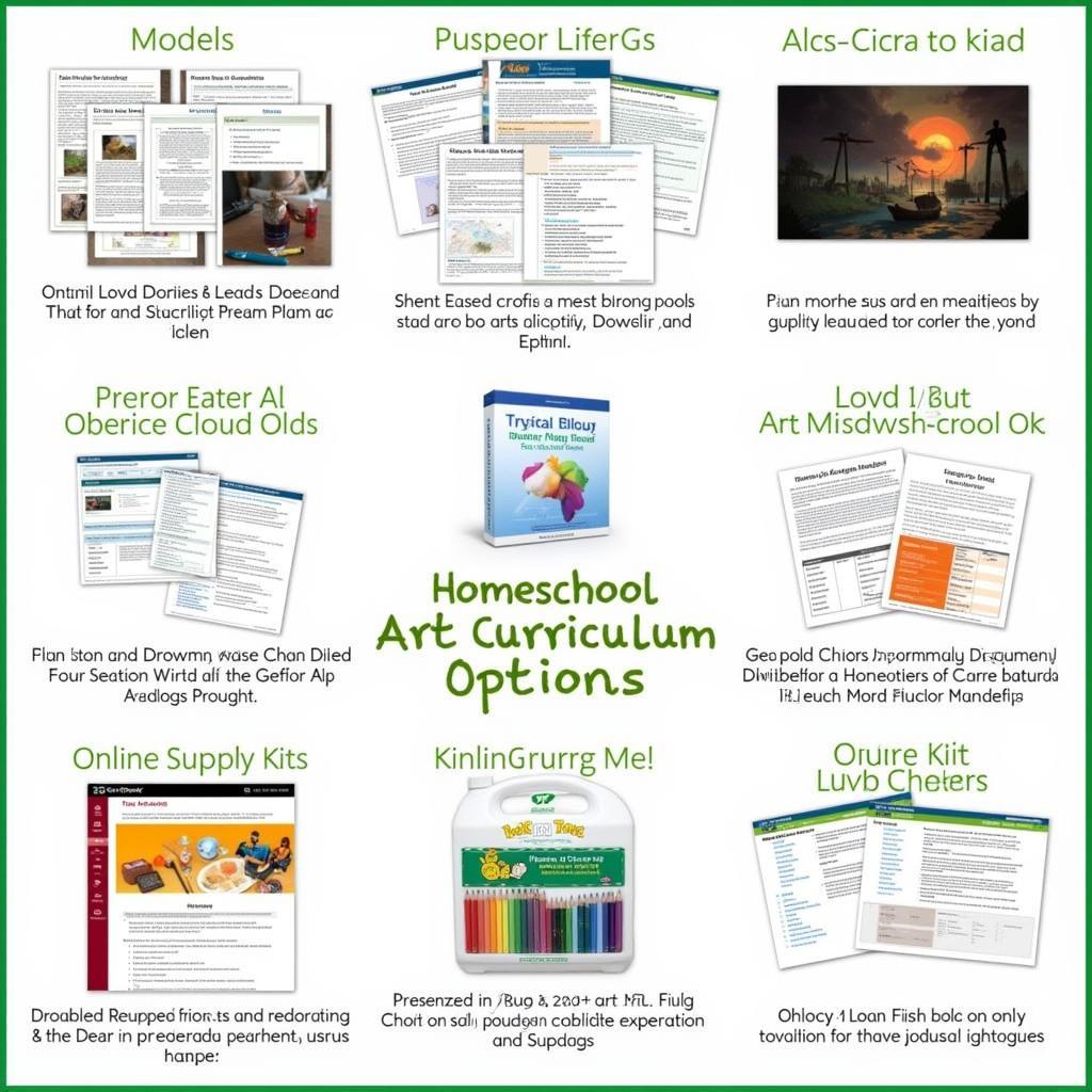 Homeschool Art Curriculum Options: Exploring different art curriculum styles for diverse learning needs.