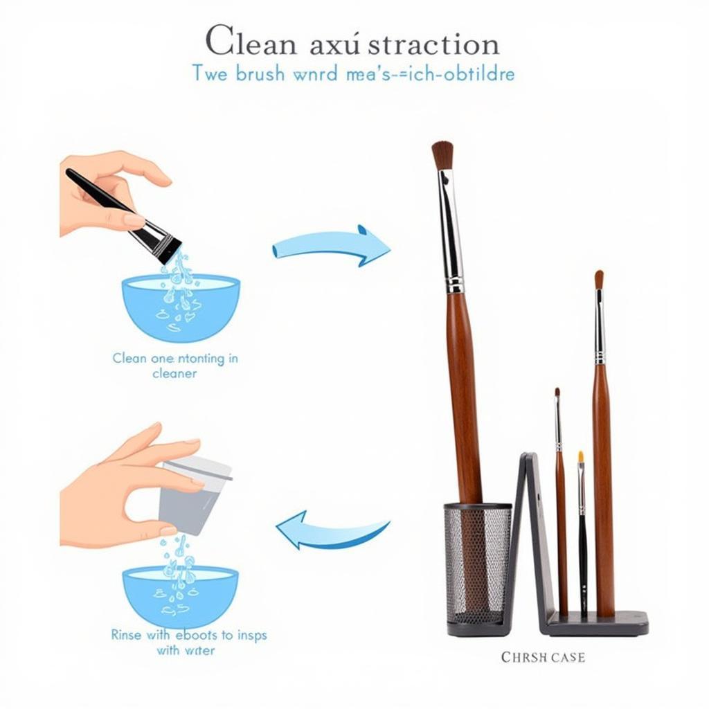 How to Clean and Store Nail Art Brushes