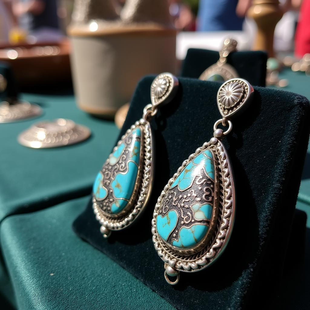 Handmade jewelry at the Hueston Woods Arts and Crafts Fair