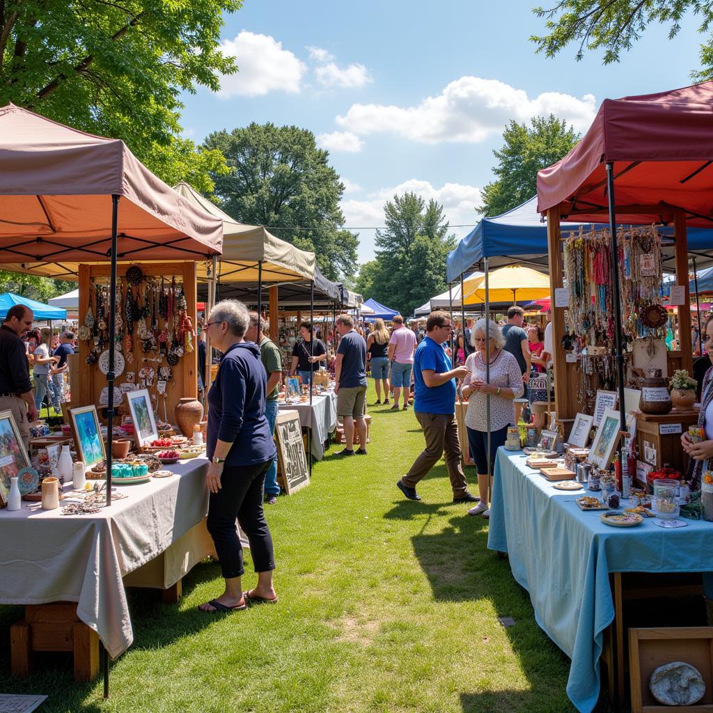 Hutchinson Arts and Crafts Festival Booths