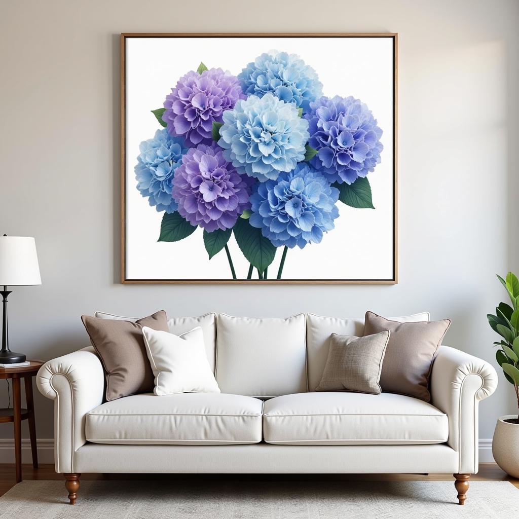 Choosing the Right Size Hydrangea Art Print