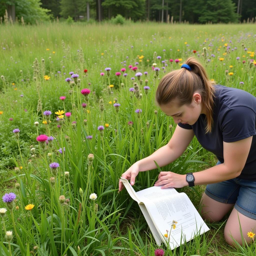 Identifying Plant Species in a Meadow