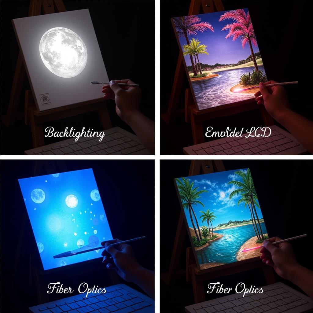 Illuminated Canvas Techniques