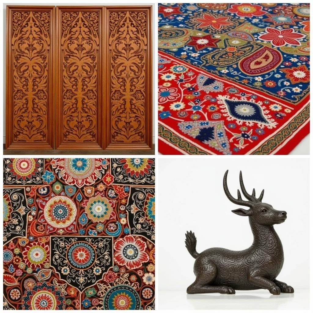 India Wall Art Materials: Wood, Metal, and Textile