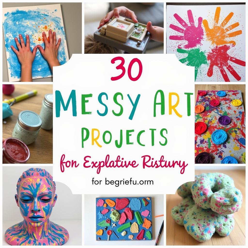 Inspiring Messy Art Projects