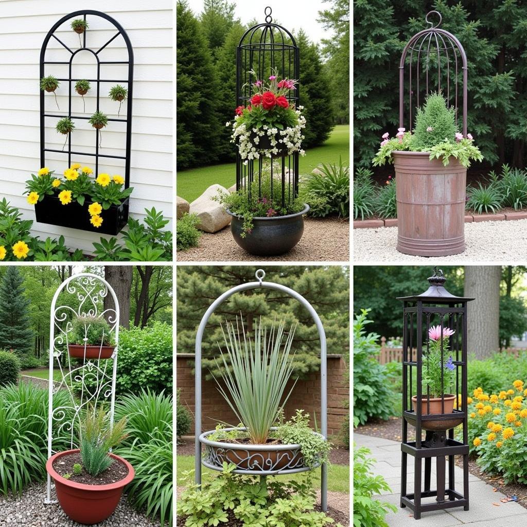 Inspiring Metal Art Garden Designs