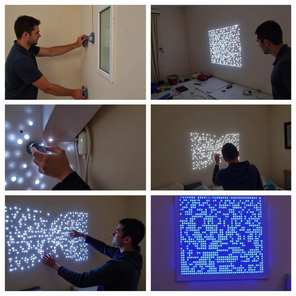 Installing LED wall art: A step-by-step guide