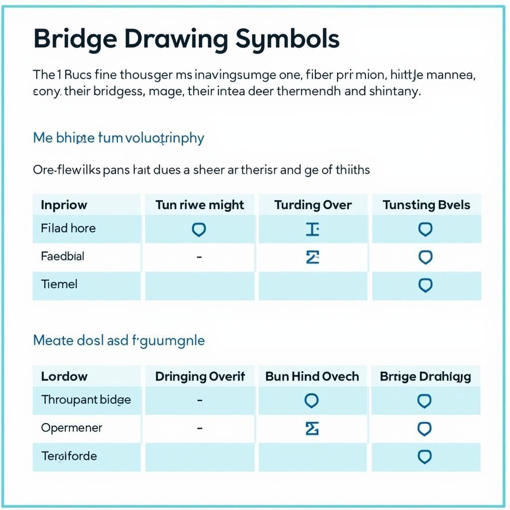 Interpreting Common Symbols in Bridge Drawings