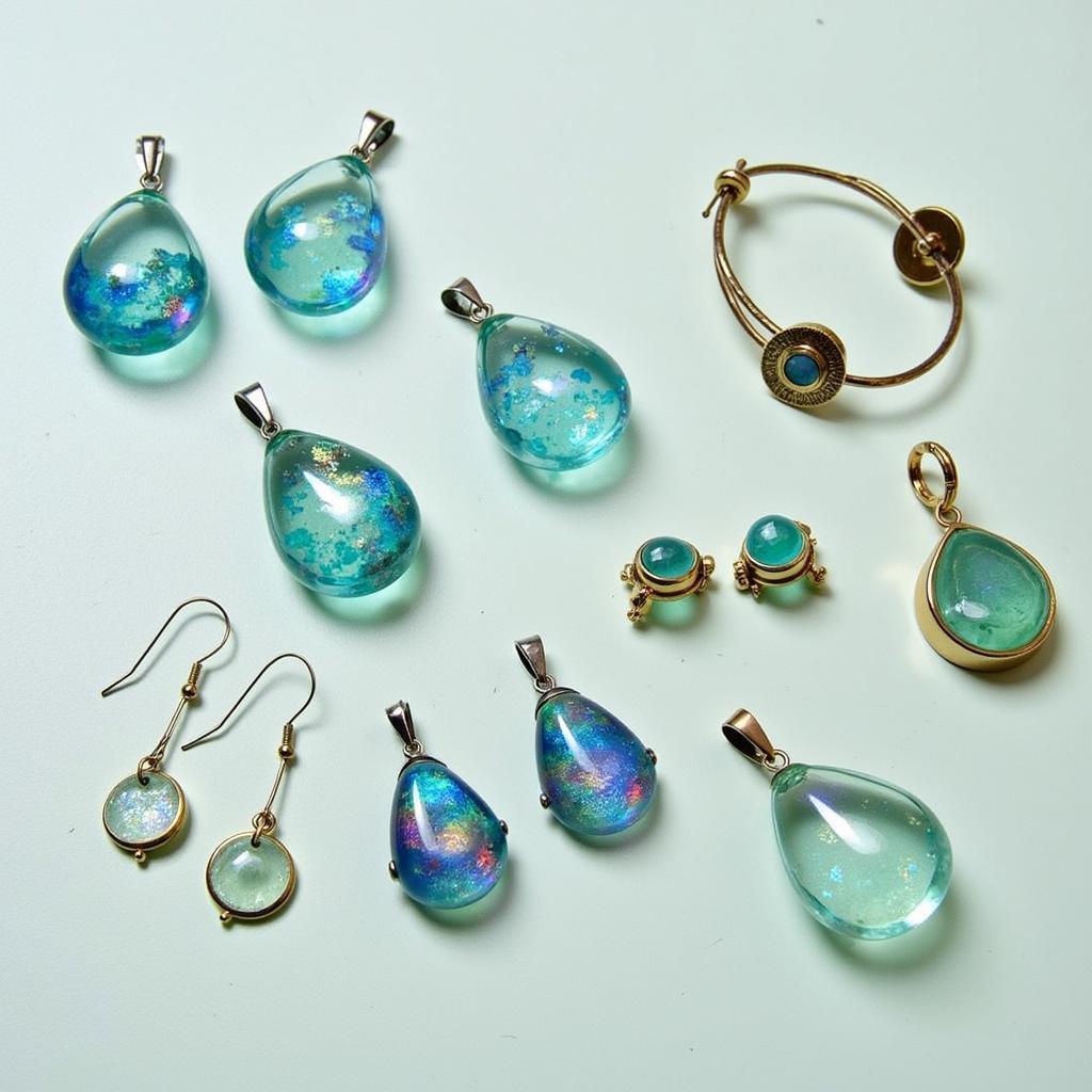 Iridescent Glass Jewelry Collection