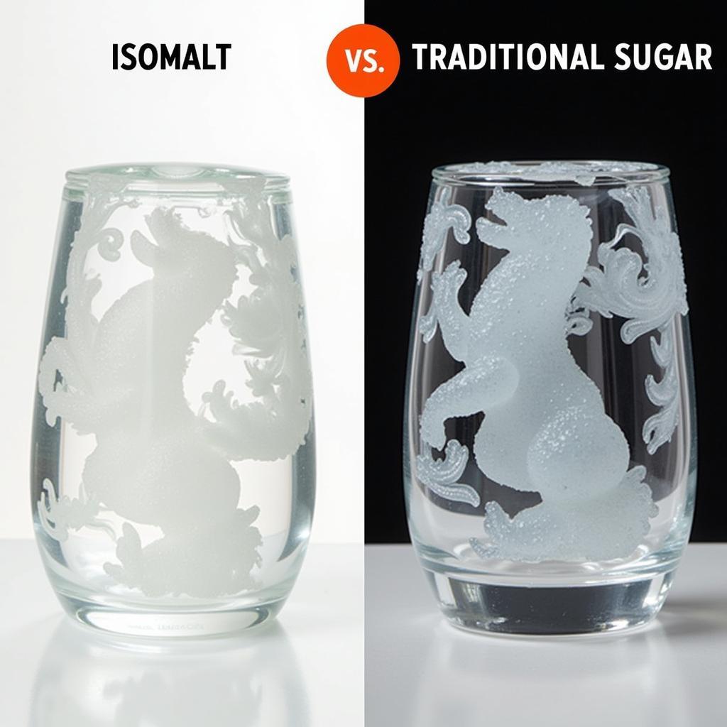 Isomalt vs. Sugar in Glass Sugar Art: A Comparison