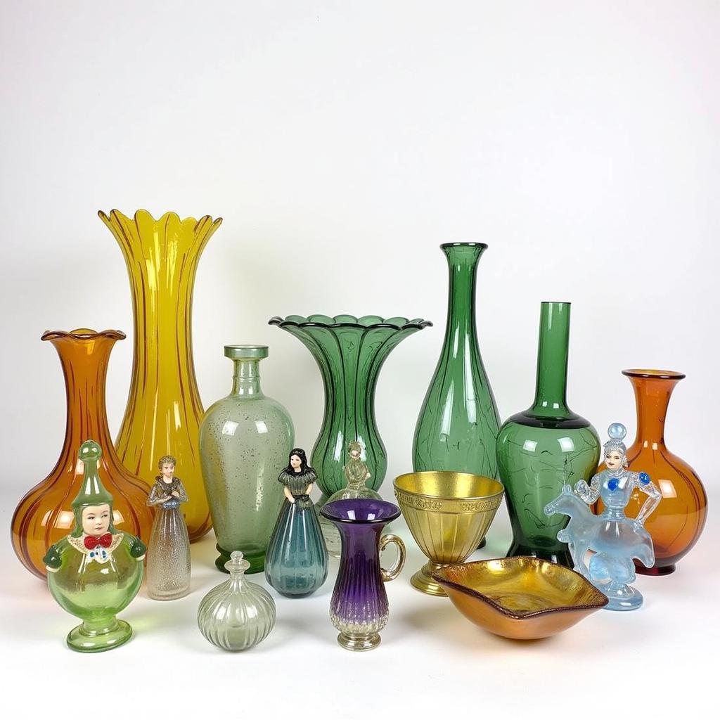 A Collection of Italian Art Glass