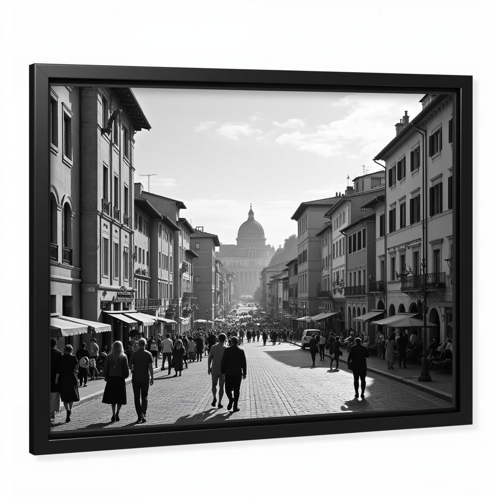 Roman Cityscape Framed Print