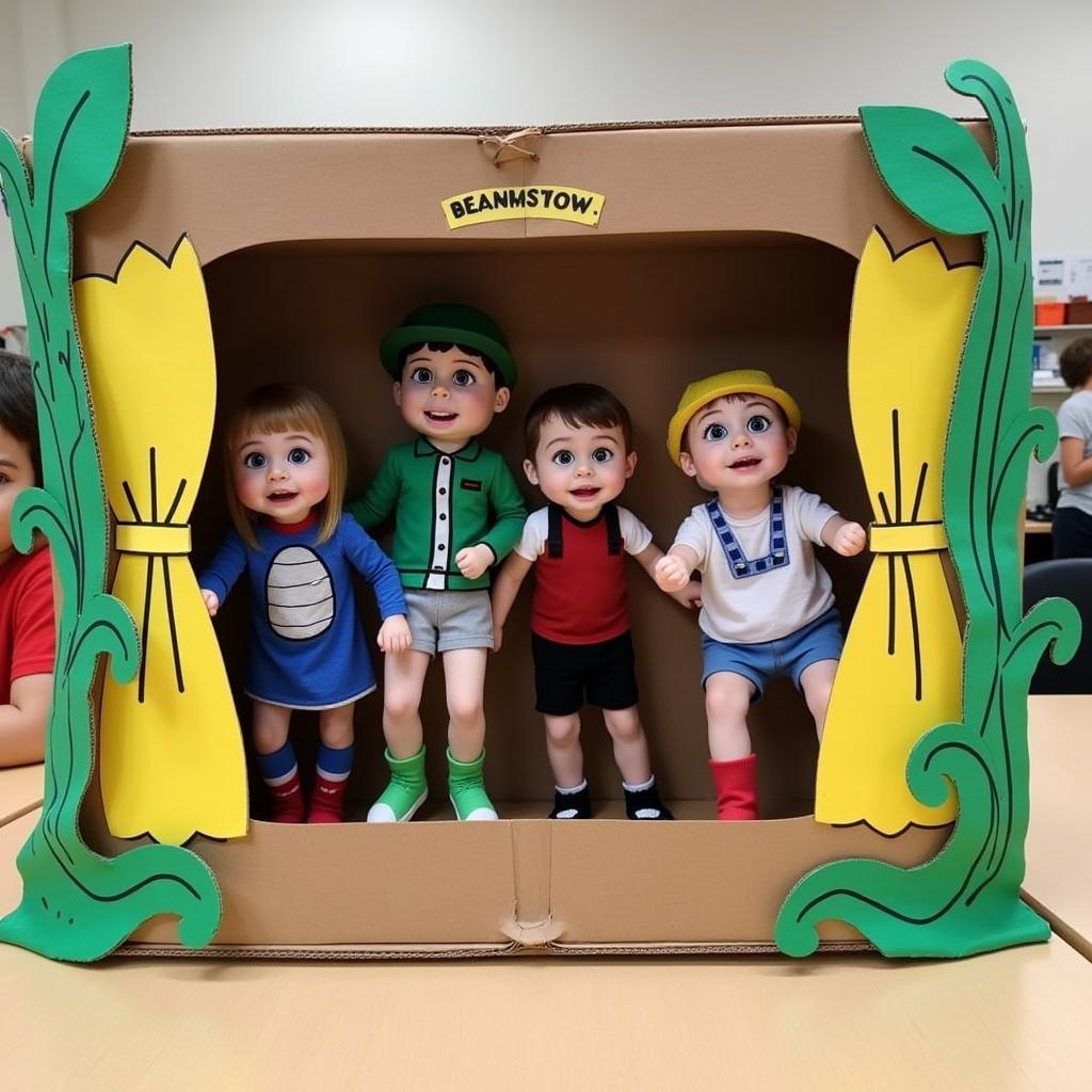 Jack and the Beanstalk Puppet Show Craft