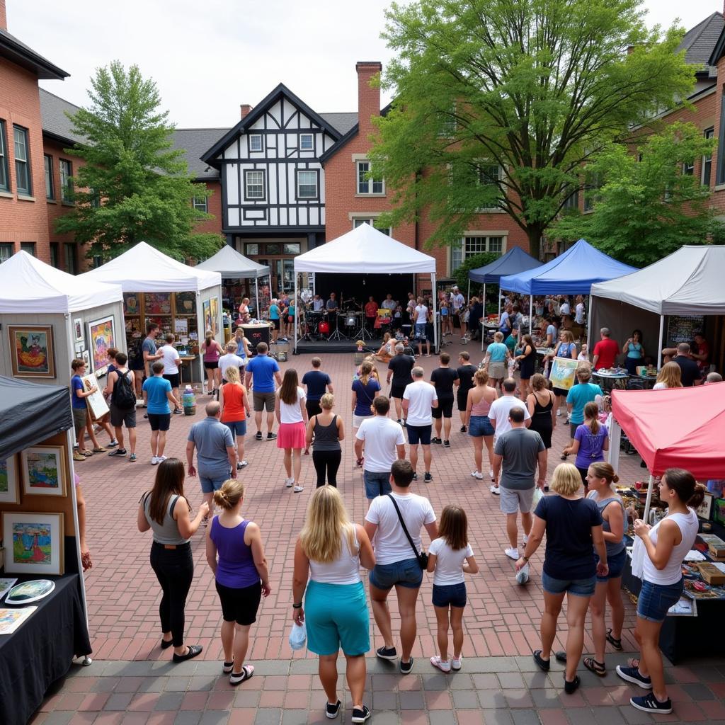 Jackson Hole Art Festival in the Town Square