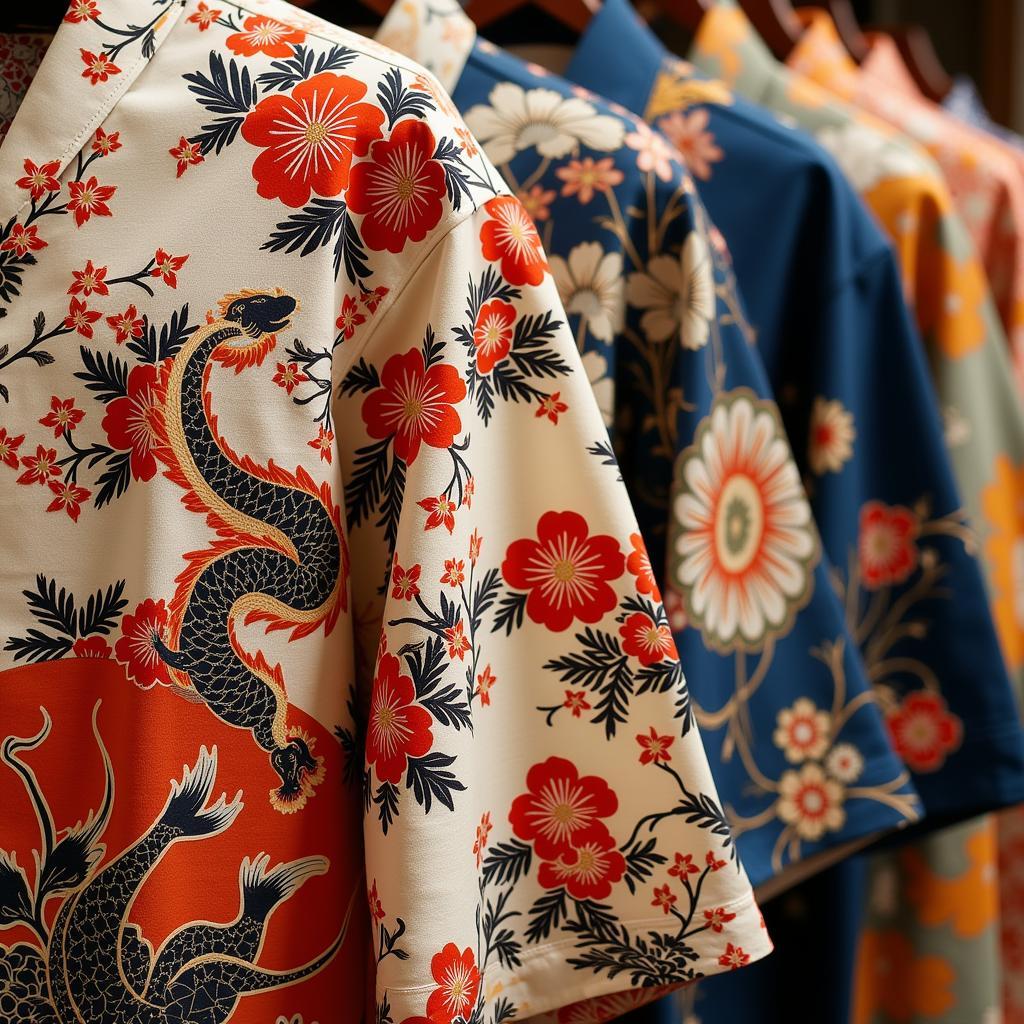 Japanese Art Shirts with Traditional Motifs and Patterns