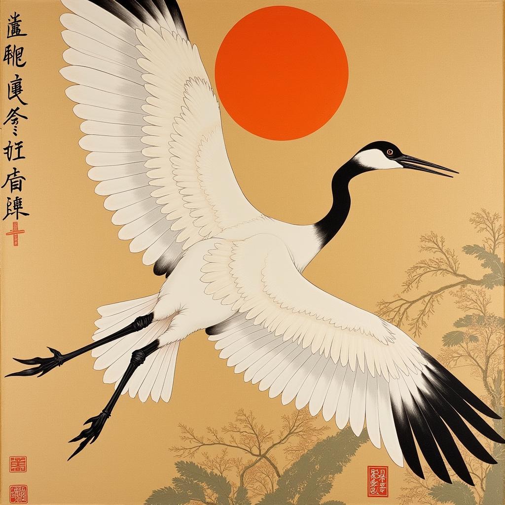 Japanese Crane Symbolism in Art