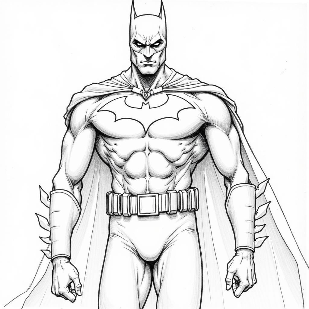 Jim Lee Batman Sketch