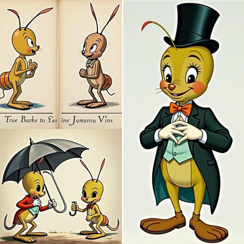 Jiminy Cricket's Evolution in Disney Art