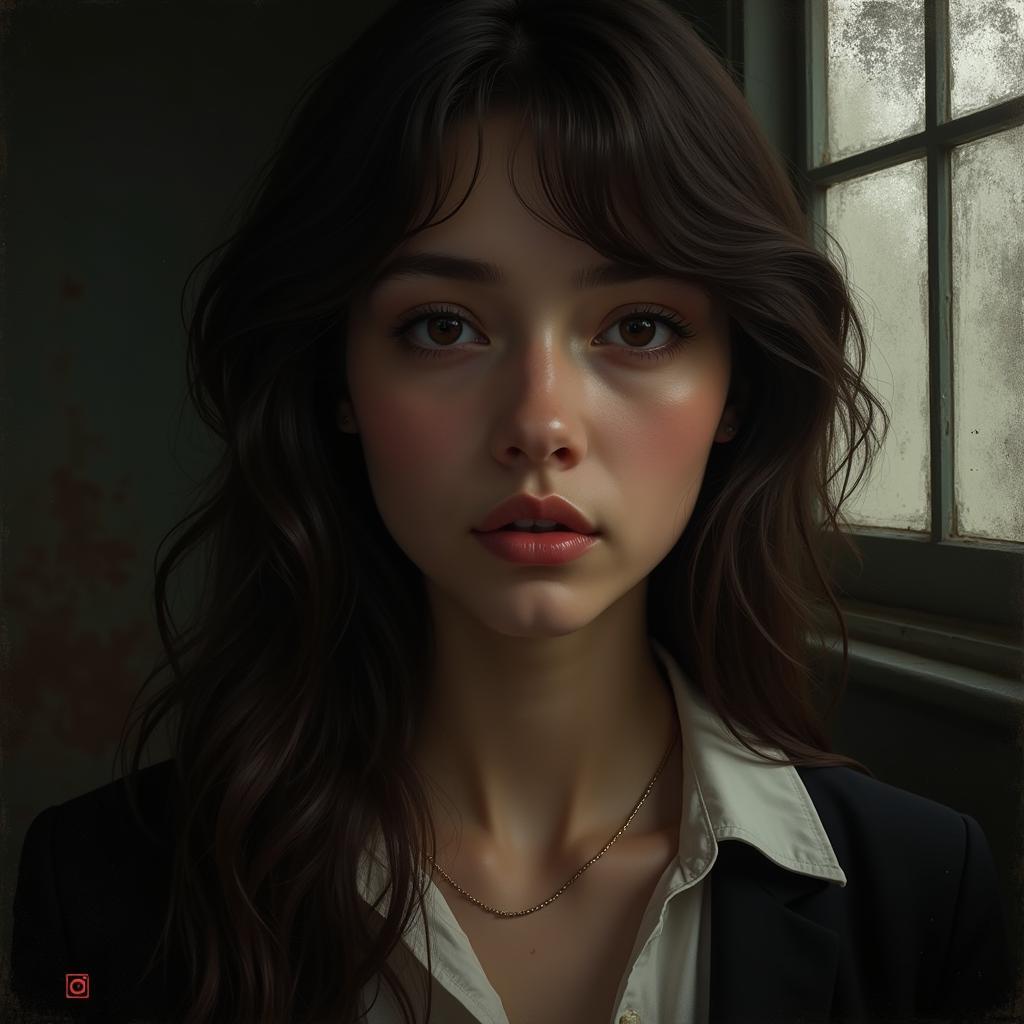 John Doyle's digital portrait study demonstrating his blending of traditional and digital techniques