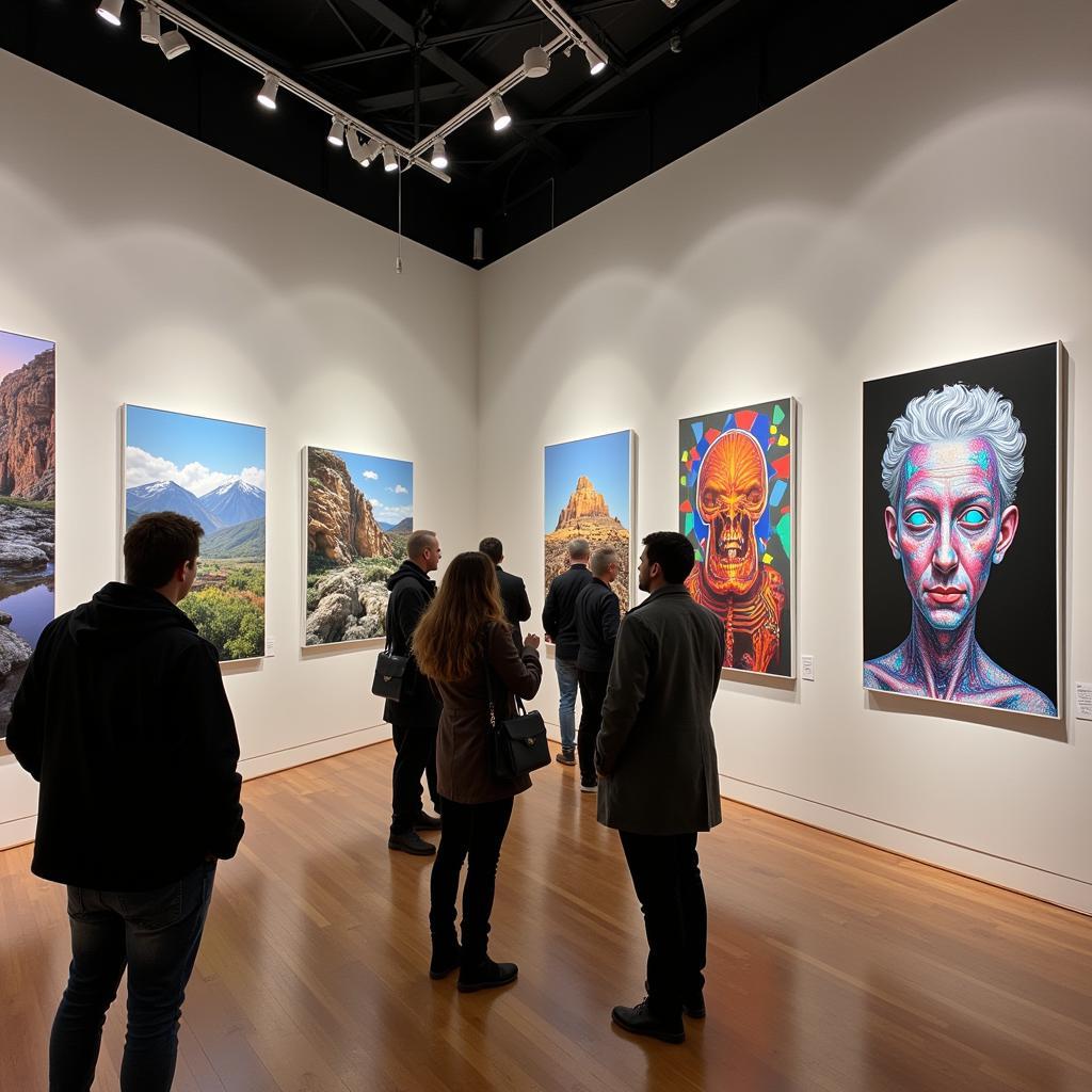 John Haymson's art exhibition showcasing his digital art