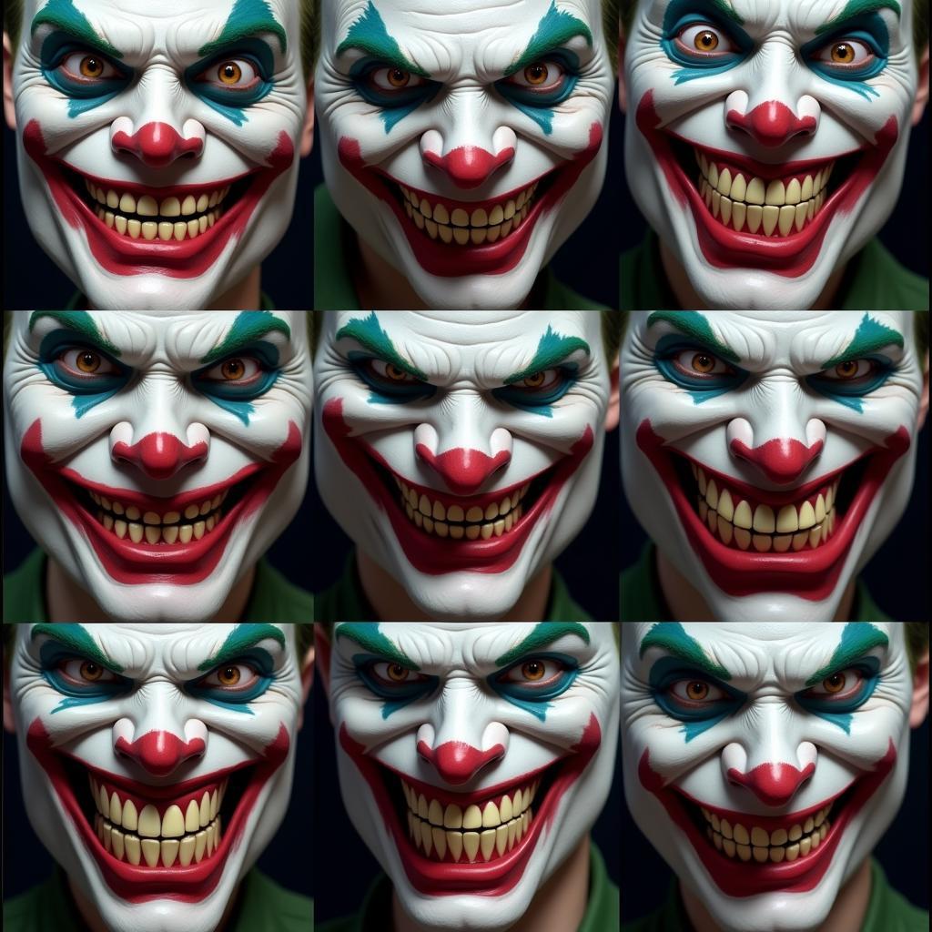 The Joker's Grin in Digital Art