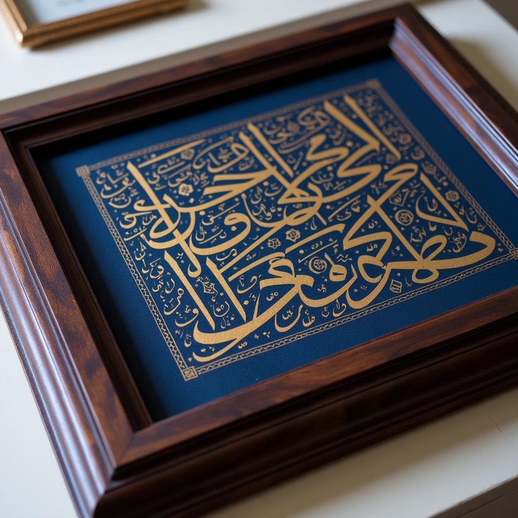 Traditional Kaaba Calligraphy Wall Art