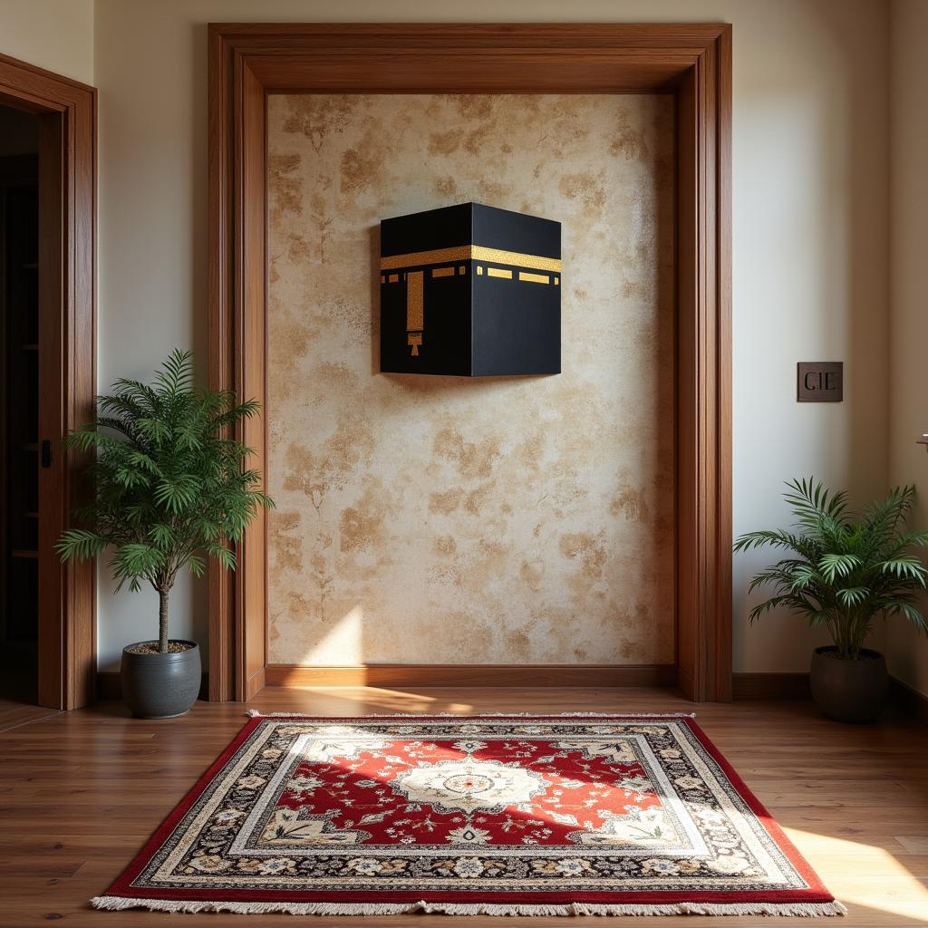 Kaaba Wall Art Enhancing Interior Design