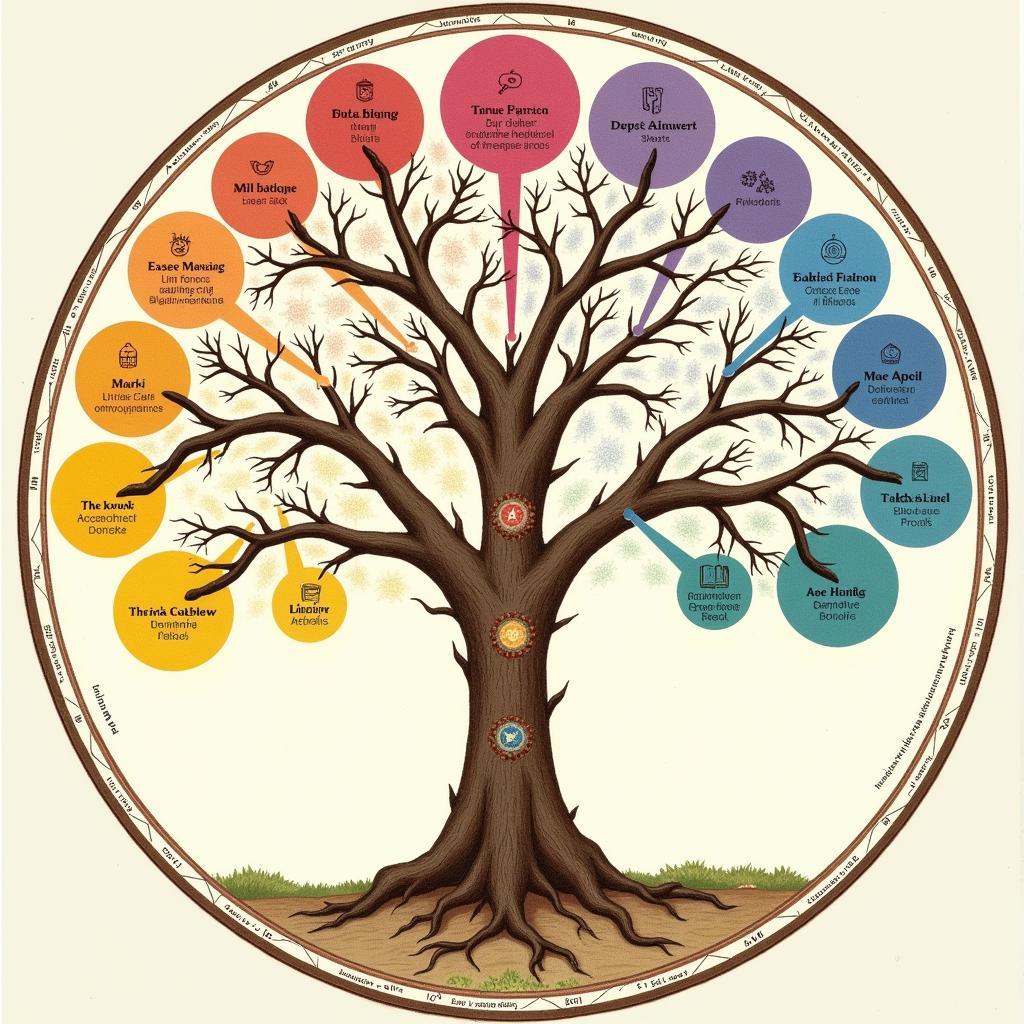 Kabbalistic Tree of Life Diagram