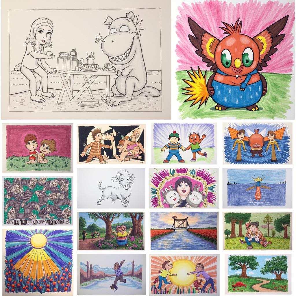 Artwork Examples Created with the Kalour Art Kit