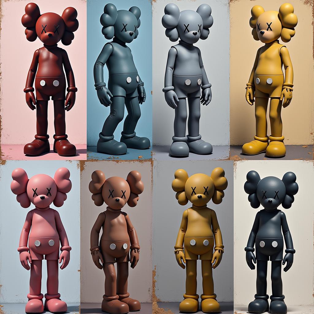 KAWS Companion Canvas Art: Exploring Variations and Themes